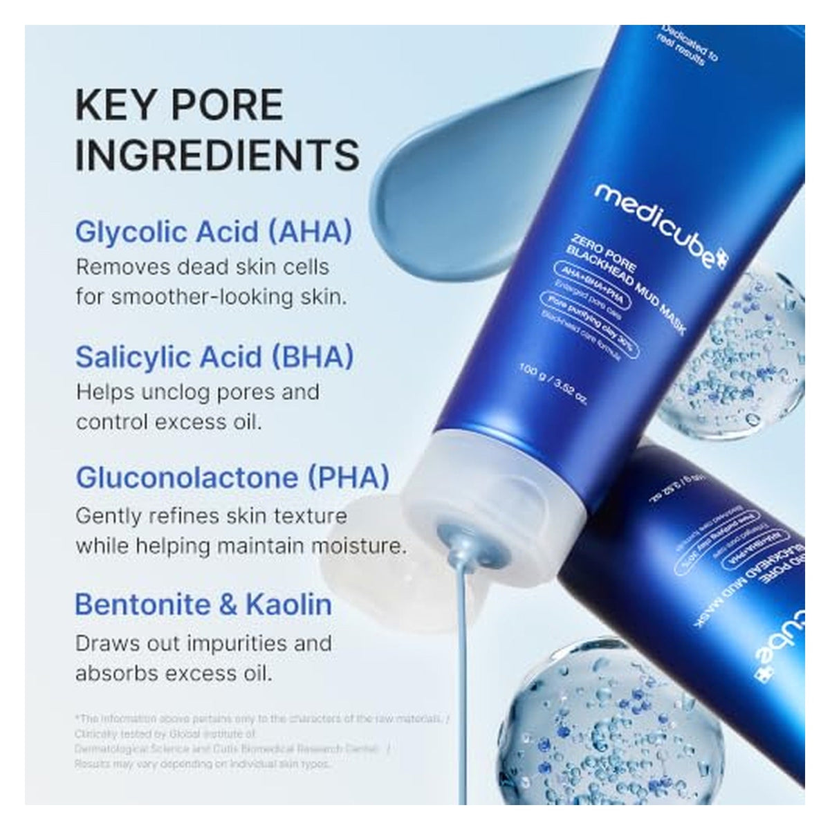 medicube Zero Pore Blackhead Mud Mask - 100g
