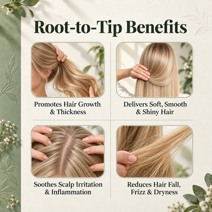 Rosemary Water and Rice Water |100% Natural Extract | Soft & Smooth Hair Non-Greasy & Fast Absorbing | 200 ml