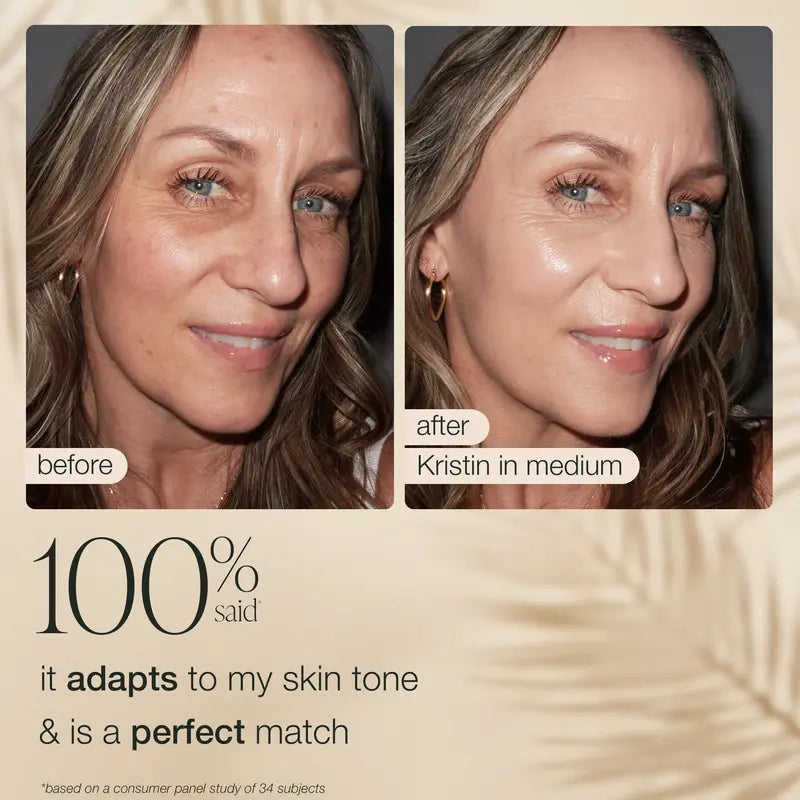 Adaptive Shade-Matching CC Serum for Flawless Natural Coverage