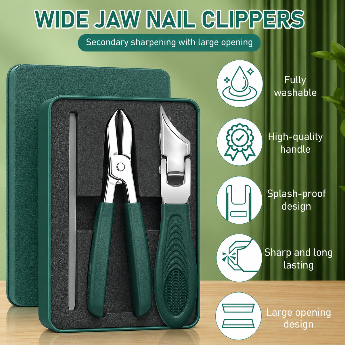 🔥 SELLING FAST 50% OFF ✂️ Eagle Beak Nail Clippers – Precision Trimming for Thick & Ingrown Nails-8YF7