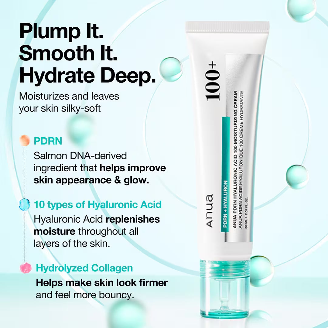 PDRN Hyaluronic Acid 100 Moisturizing Cream