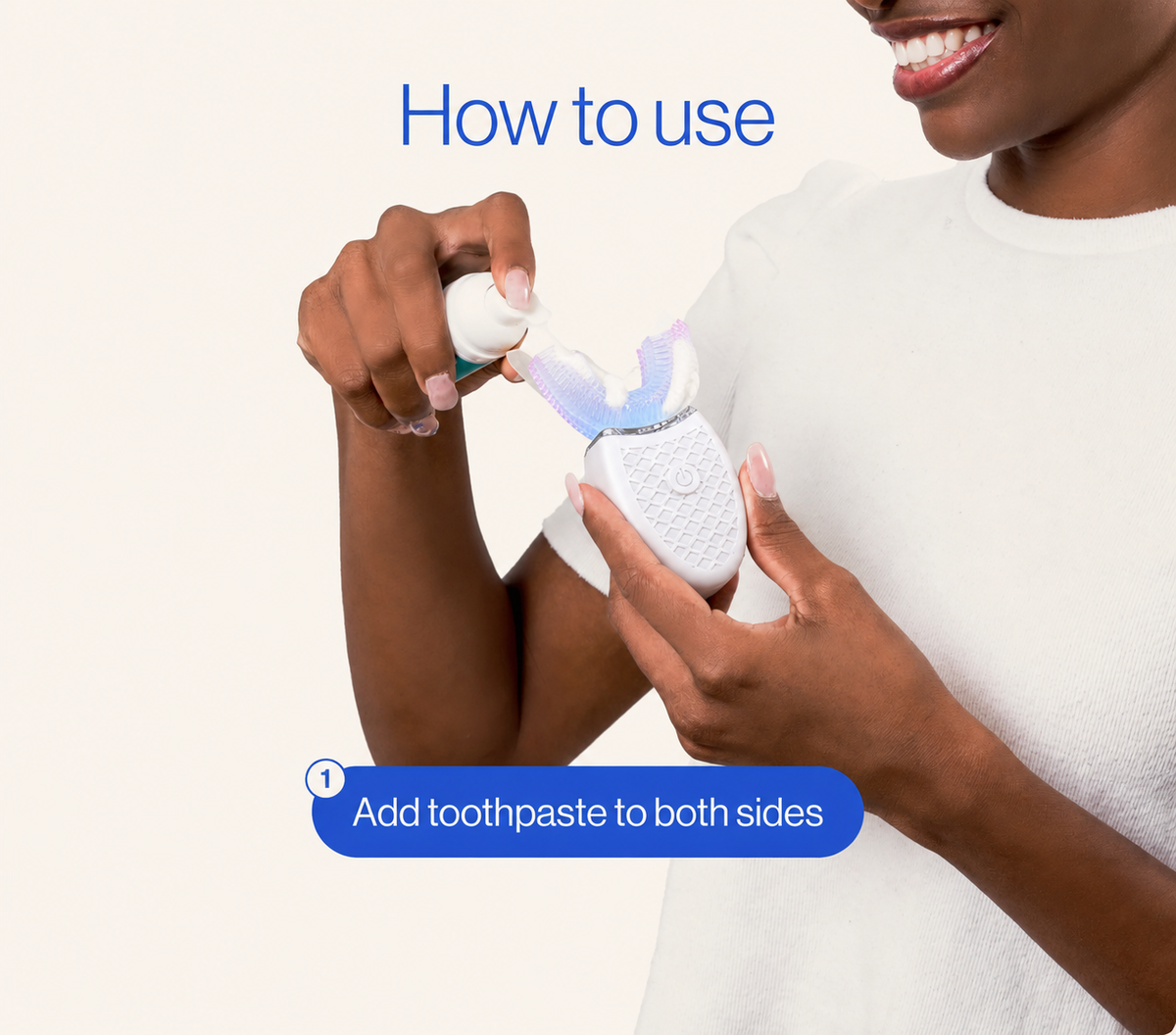 U-Shaped Automatic Electric Toothbrush – Hands-Free Rechargeable Oral Care