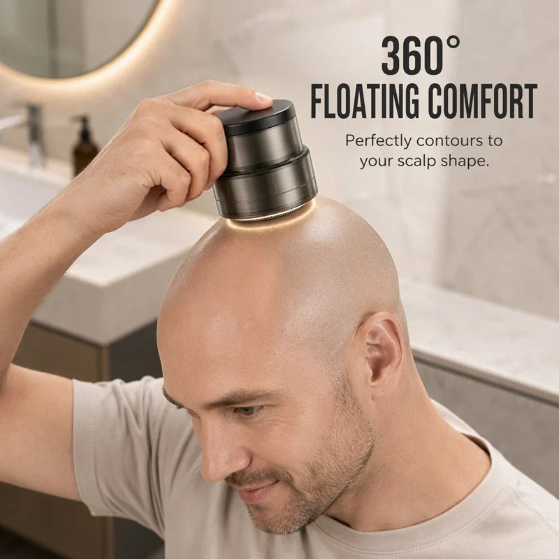 ⏰2-in-1 Smart Electric Head Shaver & Beard Trimmer