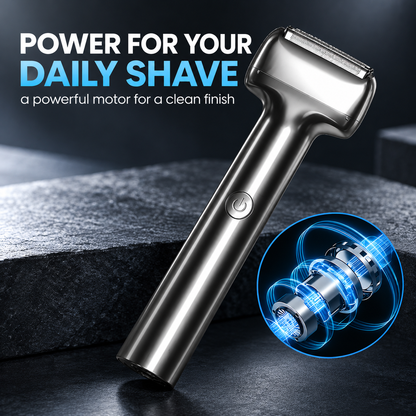 Men's Rechargeable Foil Electric Shaver, Cordless Portable Wet & Dry Beard Razor for Daily Grooming