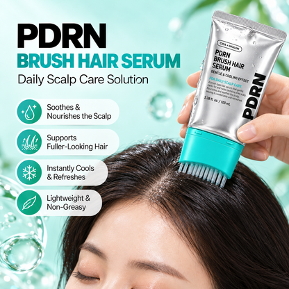 Brush Hair Serum – Fuller-Looking Hair, Stronger Roots & Scalp Renewal
