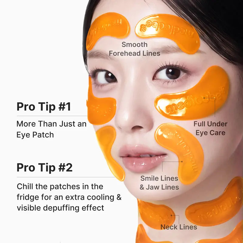 Kojic Acid & Turmeric Vita Jelly Eye Patch for Dark Circles & Depuffing | 2 Pack per Set