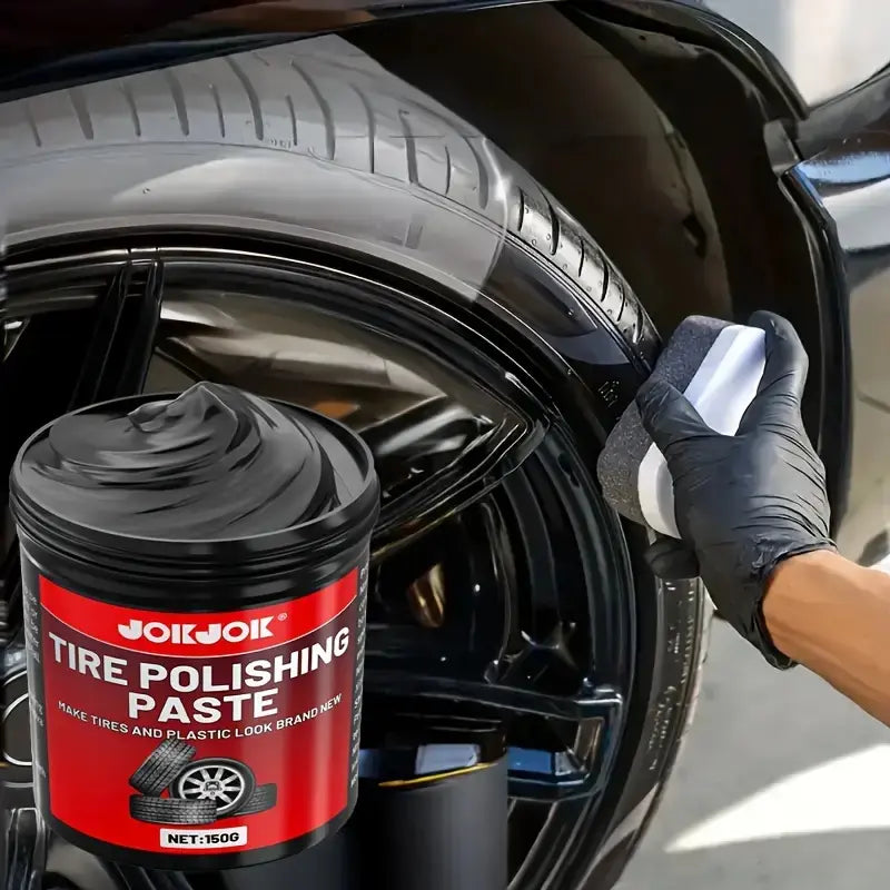 Instant Tire Polishing Paste & Plastic Trim Restorer