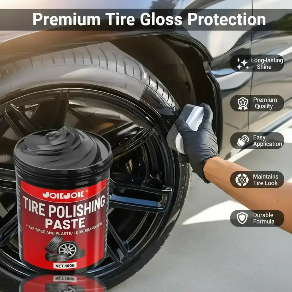 Instant Tire Polishing Paste & Plastic Trim Restorer