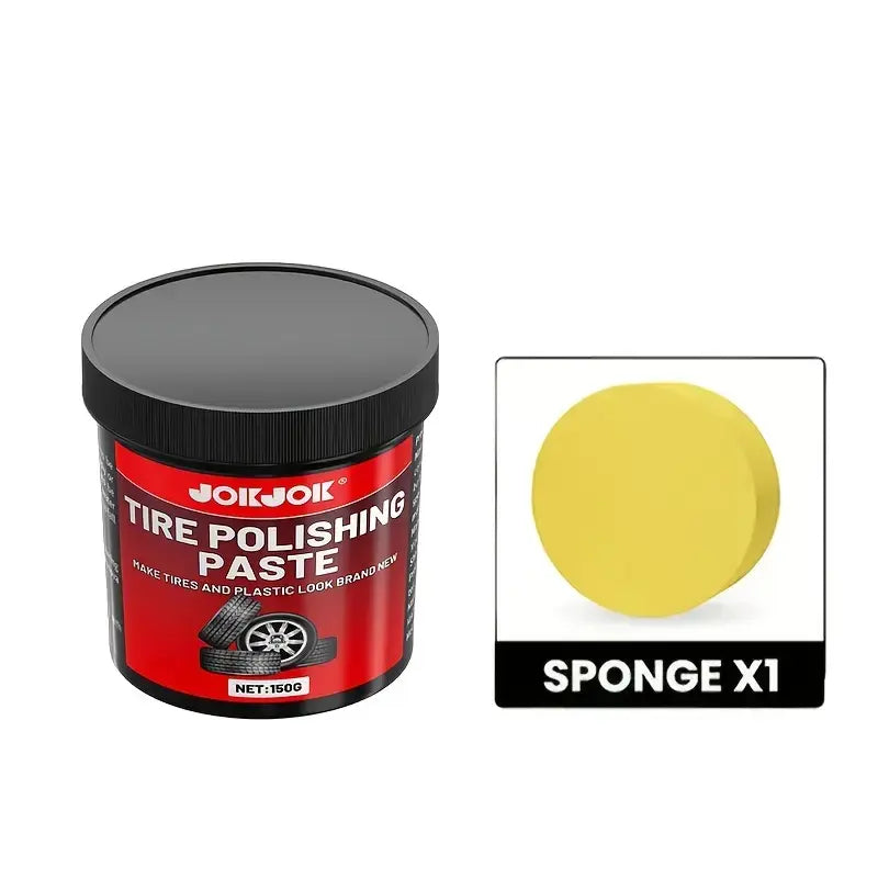 Instant Tire Polishing Paste & Plastic Trim Restorer