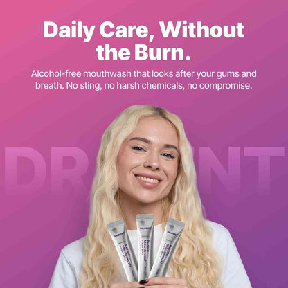 Instant Teeth Whitening Purple Mouthwash Solution