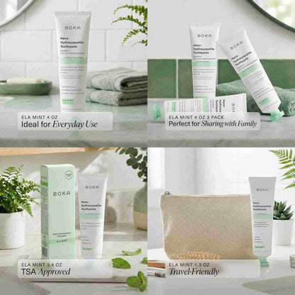 Nano-Hydroxyapatite Sensitive Toothpaste for Natural Enamel Repair & Whitening