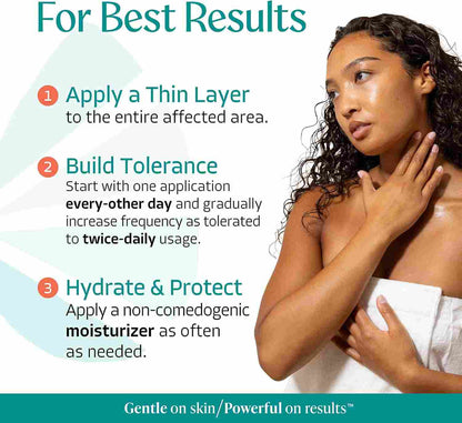 Clear Body Acne & Folliculitis with 15% Mandelic Acid Exfoliating Serum | Buy 1 Get 1 Free