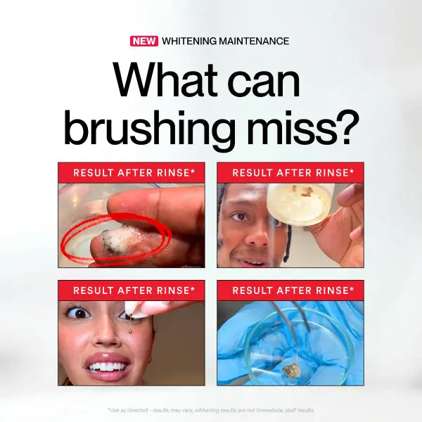 Instant Stain-Lifting Mouthwash for Brighter Teeth & Clean Breath