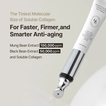 HEVEBLUE Black Yuja Bean Lifting Auto Eye Cream - Two-Tube Set