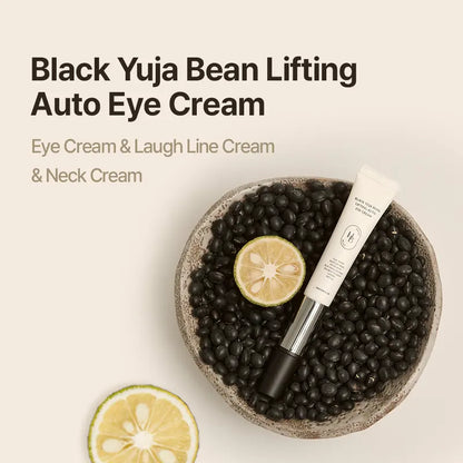 HEVEBLUE Black Yuja Bean Lifting Auto Eye Cream - Two-Tube Set