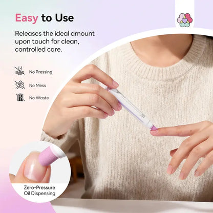 SAVILAND Ceramic Cuticle Oil Pusher Pens – Four-Pack