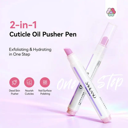 SAVILAND Ceramic Cuticle Oil Pusher Pens – Four-Pack