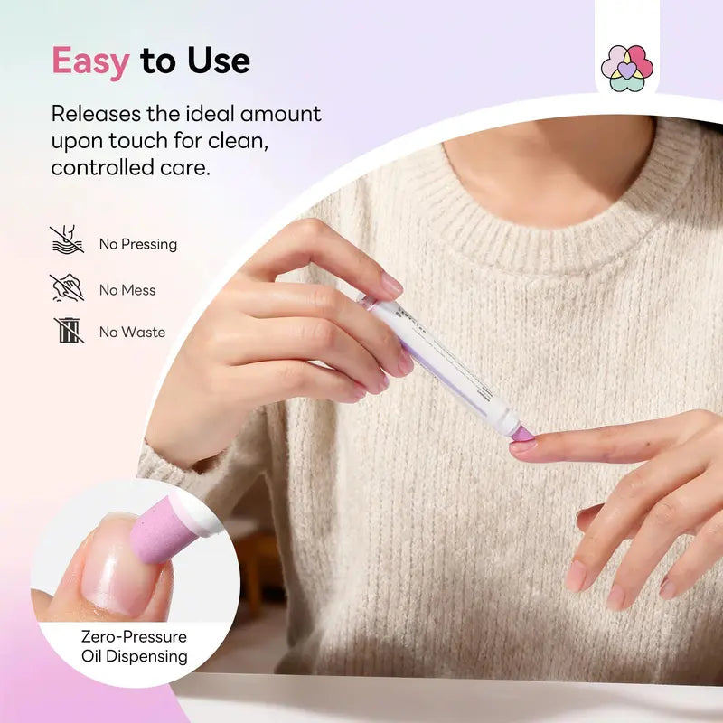 SAVILAND Ceramic Cuticle Oil Pusher Pens – Four-Pack