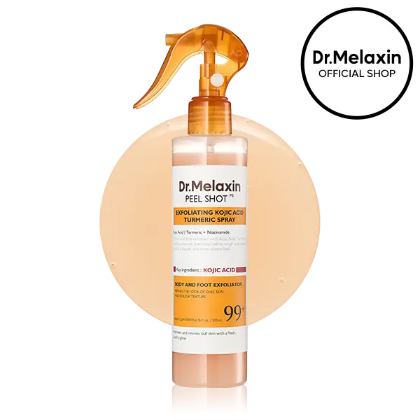 Kojic Acid and Turmeric Body Exfoliating Spray - Two-Pack