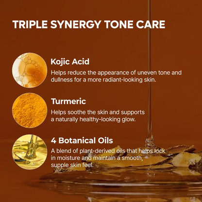 Dr.Melaxin Kojic Acid Turmeric Serum Soap Duo