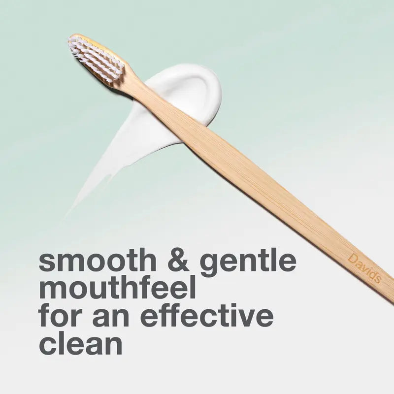 Davids Hydroxi Toothpaste & Bamboo Toothbrush — Two Kits