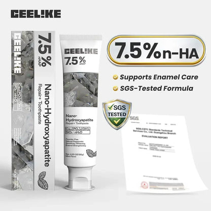 CEELIKE 7.5% Nano-Hydroxyapatite Toothpaste – Matching Duo
