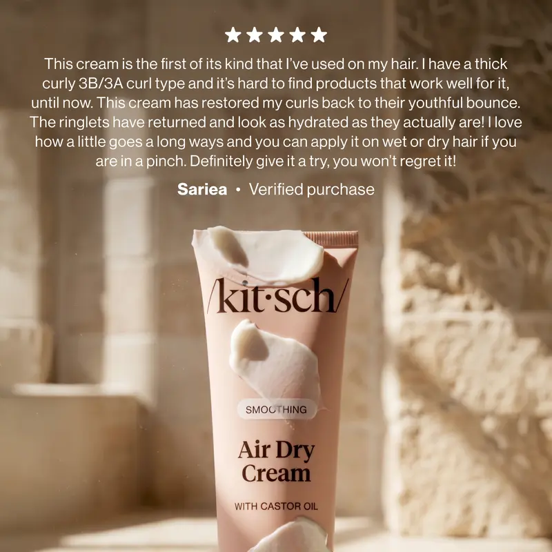 Kitsch Smoothing Air Dry Cream – 148 ml Duo