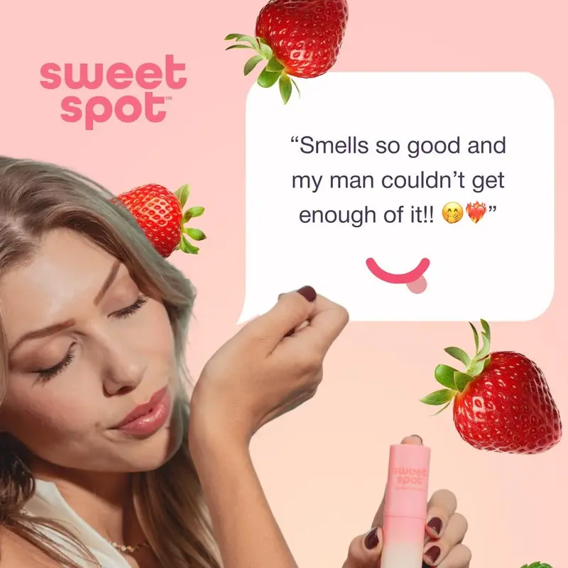 Sweetums Sweet Spot Strawberries & Cream Solid Fragrance Duo