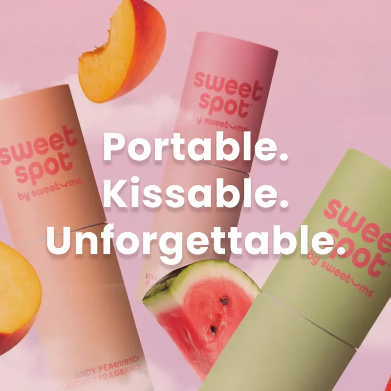 Sweetums Sweet Spot Strawberries & Cream Solid Fragrance Duo