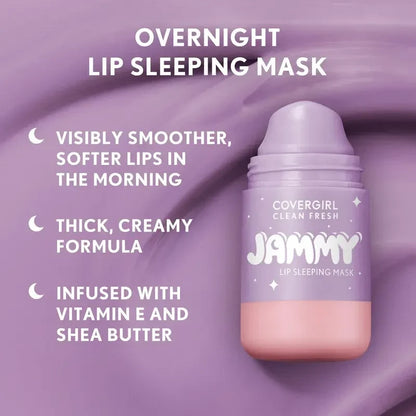 COVERGIRL Clean Fresh Jammy Lip Sleeping Mask – Lavender Duo