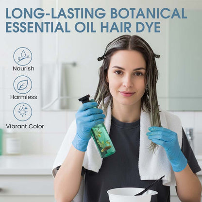🌿Long-Lasting Botanical Essential Oil Hair Dye