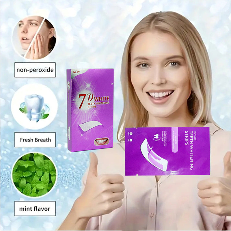 💜LAST DAY 40% OFF💜Teeth Whitening Strips （14 PCS）💫
