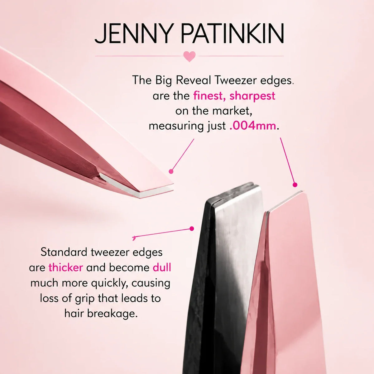 Precision Eyebrow Tweezers & Dual-Ended Eyelash Separator Comb Kit | Buy One,get One free